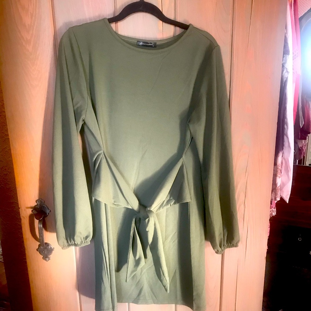 Hunter green dress
